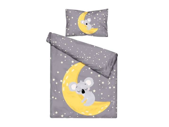 Bettwäsche Koala-Traum Sterne und Mond