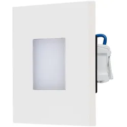 EVN-Lichttechnik, Einbauleuchte, LED-Wandeinbauleuchte (Aluminium, Kunststoff opal)
