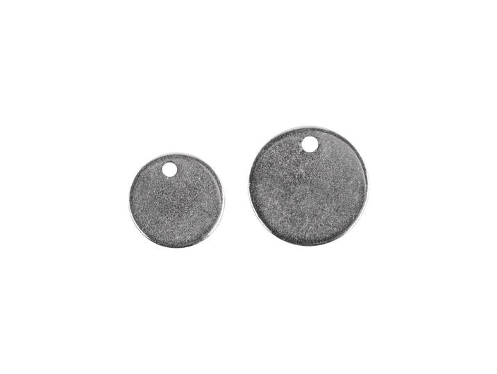 Rayher Metall-Anhänger Scheiben ⌀ 8-10 mm 6 Stück