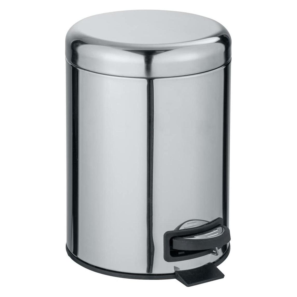 Wenko Leman Kosmetikeimer 5,0 l silber, glänzend (5 l) (24680100)