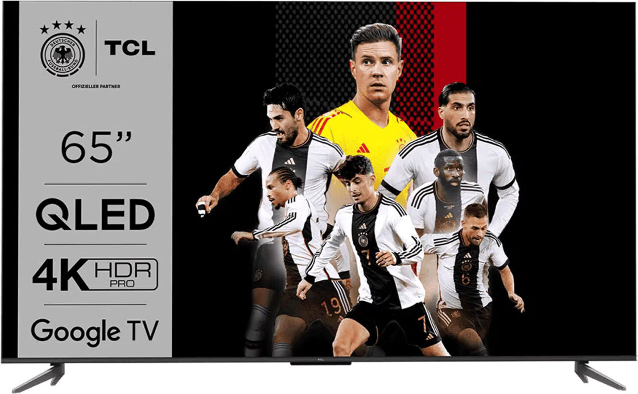 TCL QLED770 65QLED770, 165,1 cm (65"), 3840 x 2160 Pixel, 4K Ultra HD, QLED, Smart-TV, Schwarz