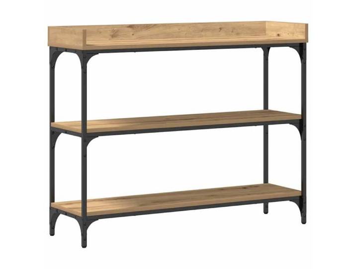 JILL'S - Console Meuble - charge 20 kg - Table console - VIDAXL - avec étagère chêne artisanal 100x30x80cm OCT14287205