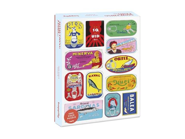 Something Fishy Legpuzzel van 1000 stukjes voor volwassenen, voor fijnproevers, premium 100% gerecycled bord, moderne puzzel met 1000 stukjes voor volwassenen, Happily legpuzzels
