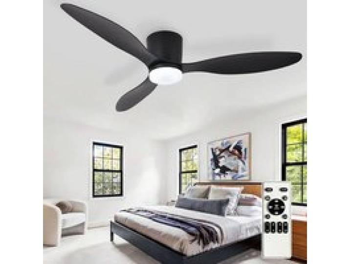 Ventilateur De Plafond Avec Lumière 42 Pouces - Ventilateur Plafonnier Silencieux DC Télécommande Ventilateur De Plafond 6 Vitesses