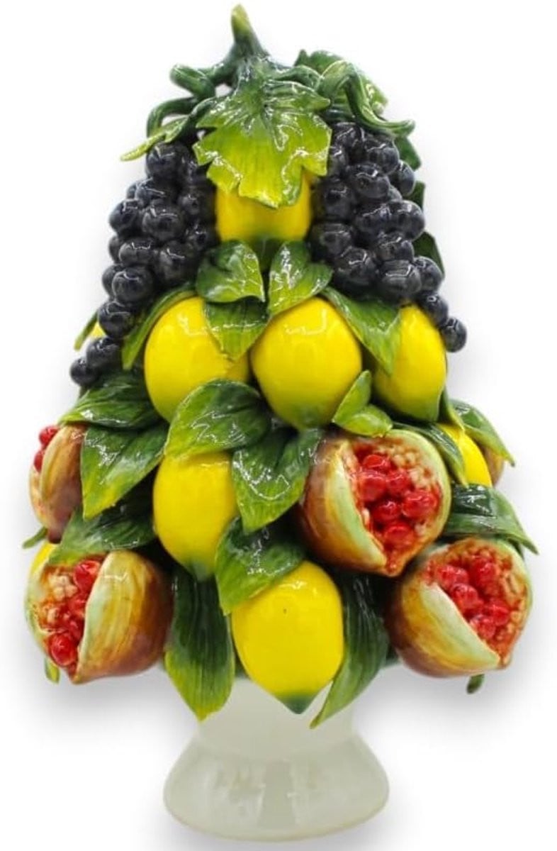Ambachtelijke Fruit Piramide Etagère Fruitstandaard Gemengd H 35 x B 24 cm