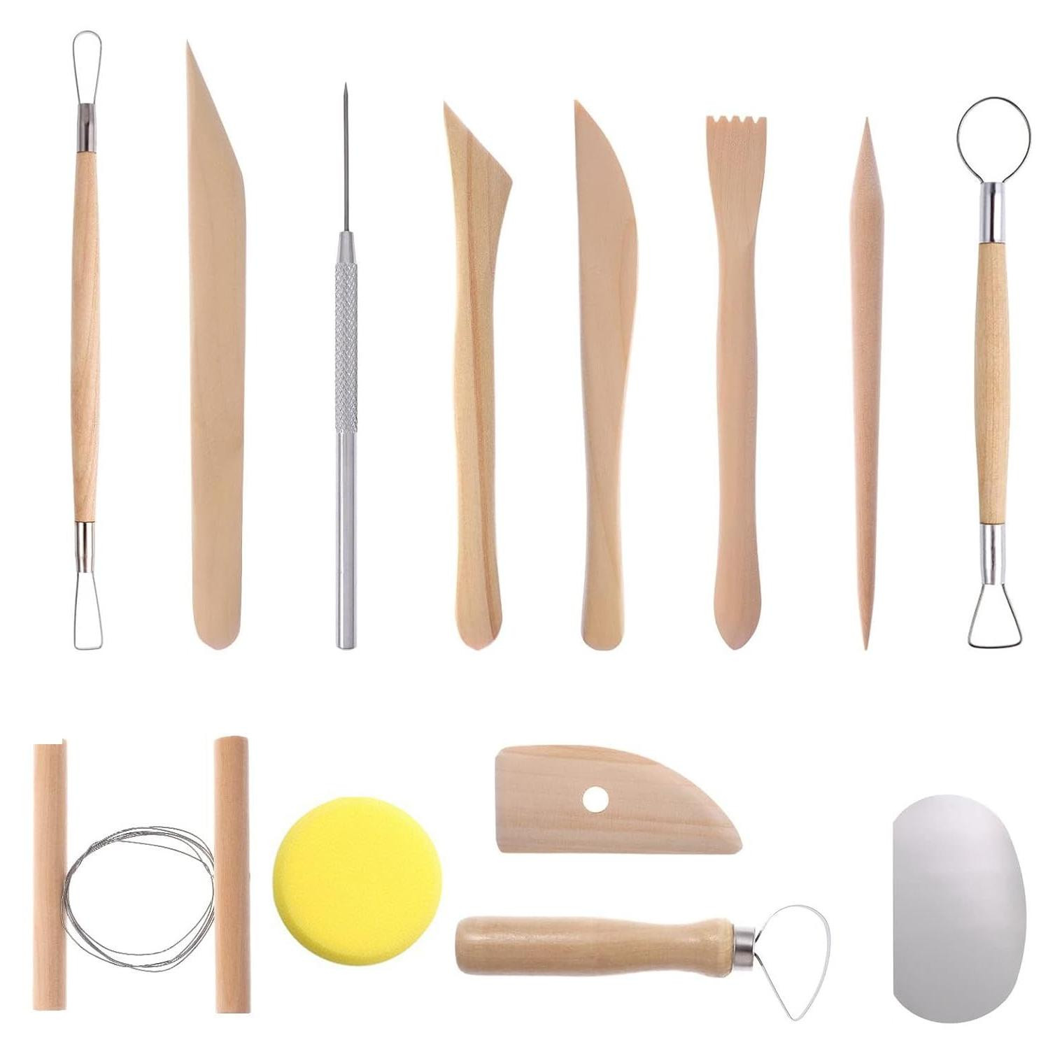 13-delige houten keramiek gereedschap set voor modelbouw