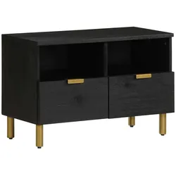 vidaXL TV-Schrank Schwarz 70x33x46 cm Holzwerkstoff