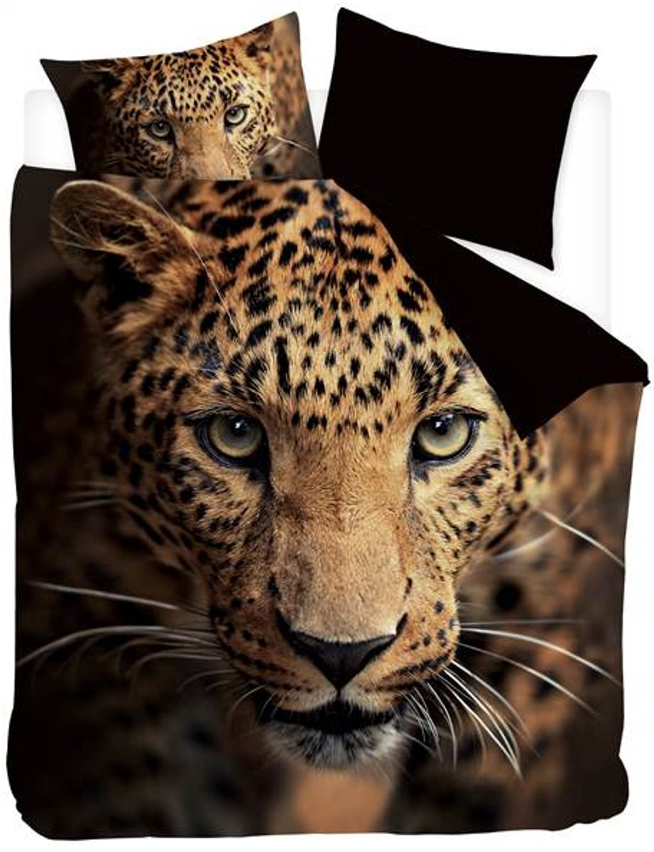 Snoozing Lupard Dekbedovertrek Lits-jumeaux Multikleur 260x200/220 cm