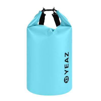 Packsack YEAZ "Wasserfester Packsack 40L ISAR", Gr. 40, blau (hellblau), Obermaterial: 100% PVC PVC., Taschen