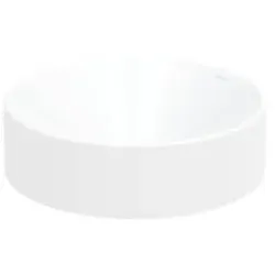 Bette Suno Pedestal Waschtisch A250-000VK1 Ø 34x86,3cm, weiß, ohne Hahnloch