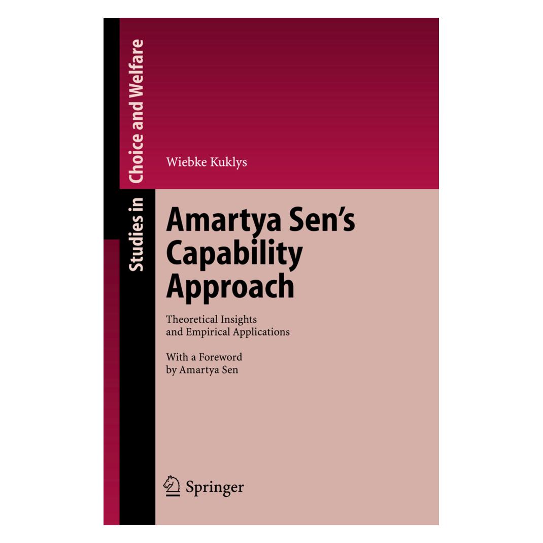 Springer Amartya Sen's Capability Approach (Englisch, Softcover, Wiebke Kuklys) (55377358)