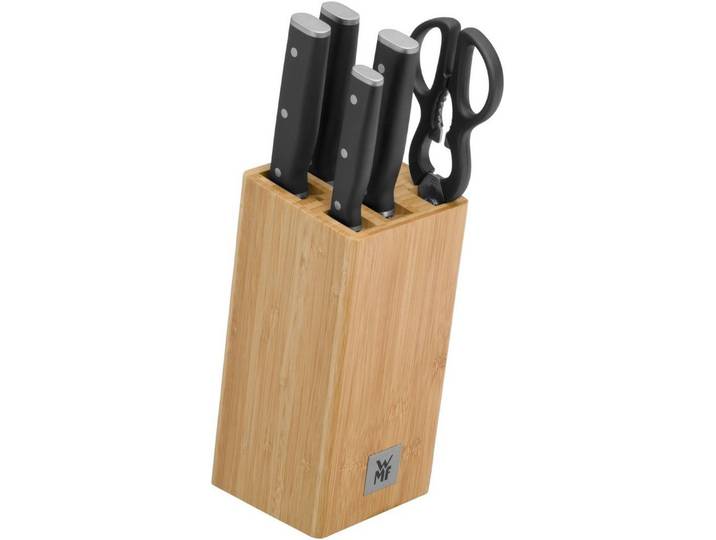 WMF Messerblock Sequence Messer Set mit Messerblock, 6-teilig