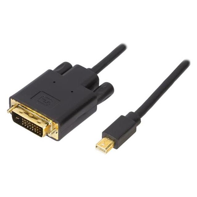 Mercodan Minidisplayport til DVI kabel (5 m) (932509)