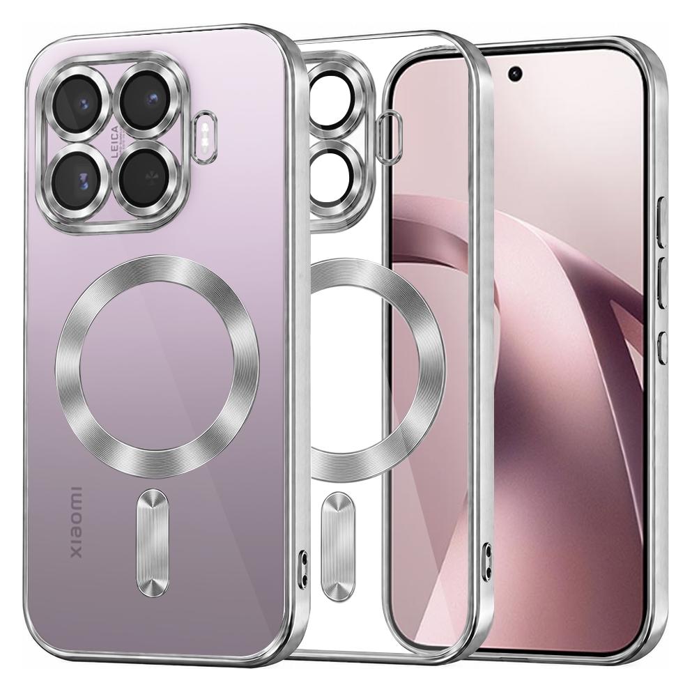 Techsuit - Luxury Crystal MagSafe - Xiaomi 17T - Silver (Xiaomi 17T) (76520971)