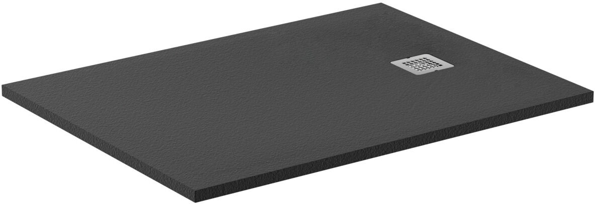 Ideal Standard Flat S receveur de douche K8227FV ardoise, 120x80x3cm, avec cache bonde