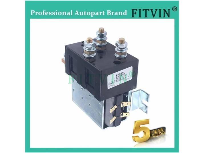 Nouveau 1X relais de contacteur cc 12V 24V 36V 48V 60V CZWT200A ZJWT200A DC182 pour véhicule électrique, rénovation et inversion de moteur à courant continu