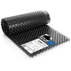 BigDean Premium Noppenfolie 0,5x20m Nässeschutz für Hochbeete und Mauern – Noppenbahn extrem reißfest & Made in Europe
