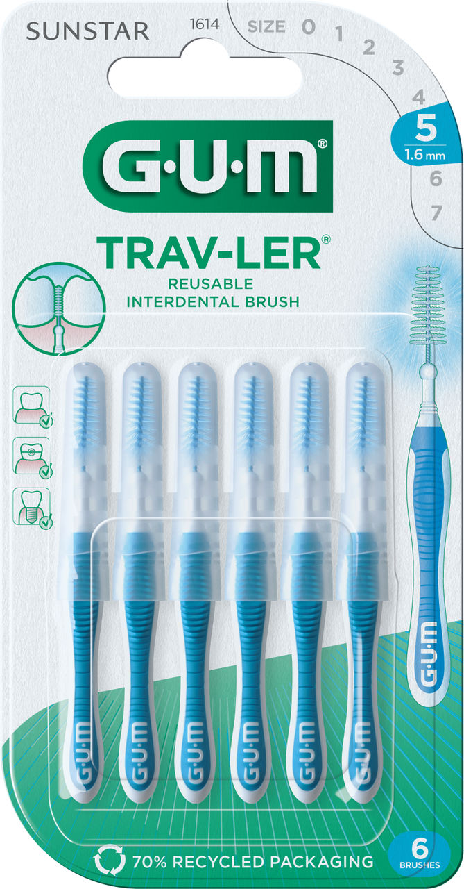 Gum Trav-ler Pro 1614 Scovolini 1.6 mm 4+2 Pezzi
