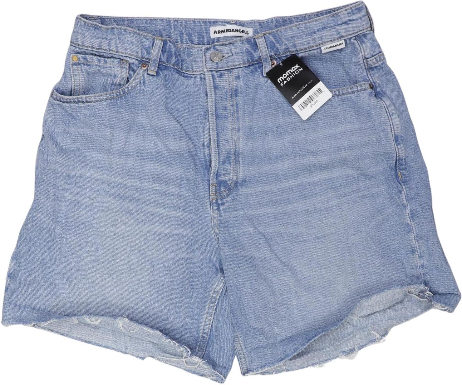 Armedangels Damen Shorts, Hellblau, Gr. W33, Lyocell / Baumwolle / Hanf - Second Hand