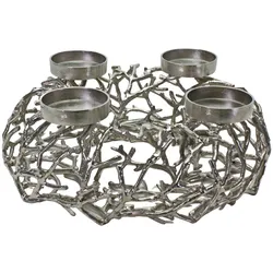 VOSS Design »Äste« Kranz in silber 53x20 cm