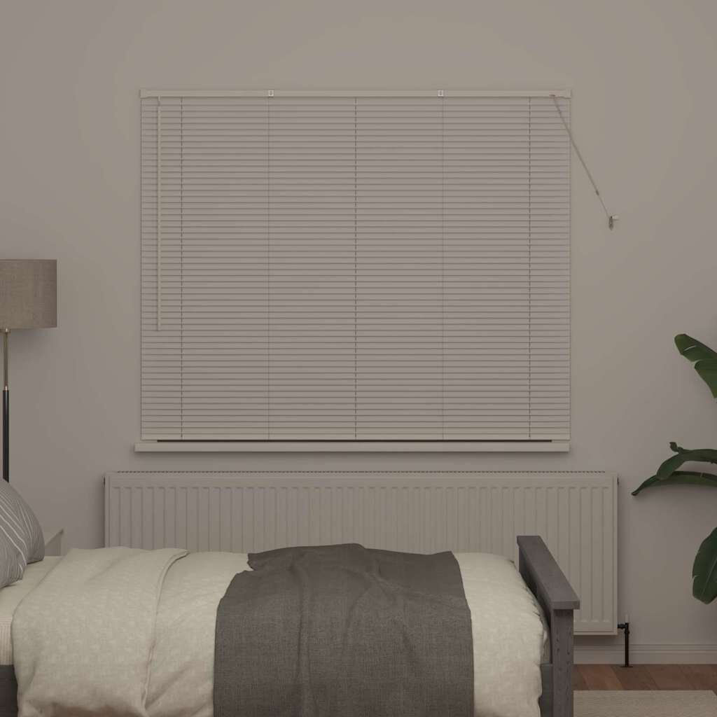 Latitude Run Horizontal/Venetian blind White 130cm L x 160cm W