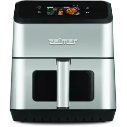 Zelmer Frytkownica beztłuszczowa Frytkownica beztłuszczowa ZAF6555, Fritteuse, Schwarz, Silber