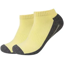 2er Pack camano Pro Tex Funktions-Sneakersocken 2066 - lemon grass 43-46