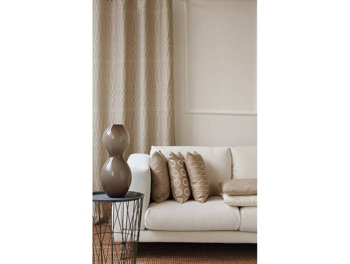 Housse de coussin Teatro Beige 46 x 46cm Tissu