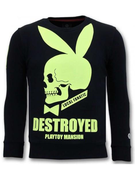 Local Fanatic Sweater destroyed playtoy