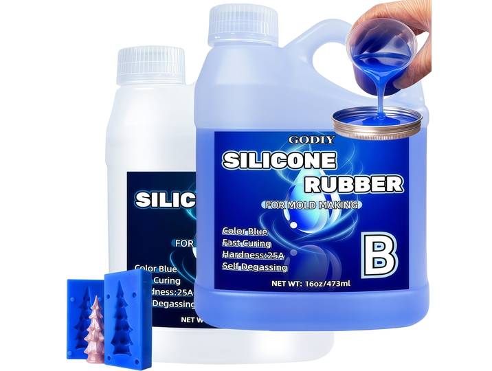 Kit de fabrication de moules en Silicone, 32Oz, liquide Non toxique, Super élastique, adapté aux moules 3D, résine et Silicone 1:1