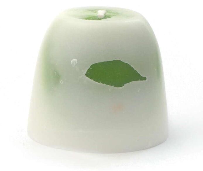 El Oro De Los Andes Vela Energética Artesana 100% Vegetal Verde 63g