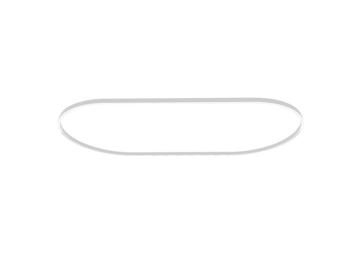 NEMO STUDIO lampe à suspension ZIRKOL OVALE 2,5x1,5 m DOWNLIGHT (blanc 4000K - Aluminium verni)
