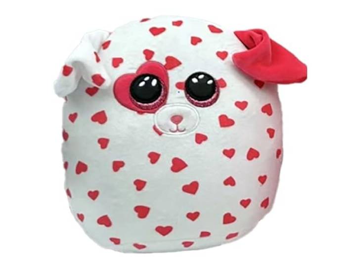Ty Squish a boo valentine beau dog 31cm