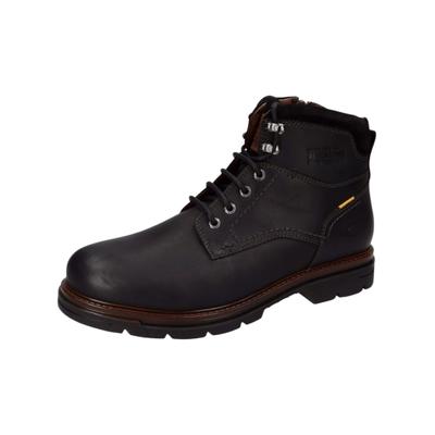 Schnürstiefelette CAMEL ACTIVE "camel active Stiefelette Leder", Herren, Gr. 42, schwarz, Leder, Schuhe Schnürstiefelette