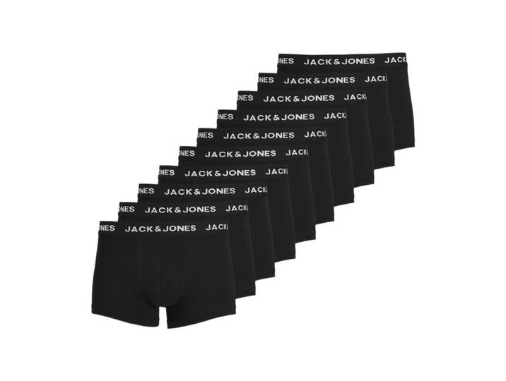 JACK&JONES Additionals Jacsolid Boxers Lot de 10 Noos