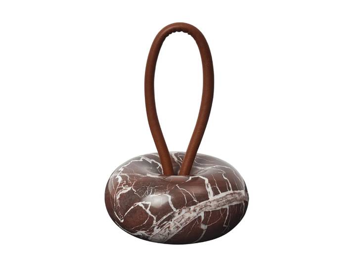 Ferm Living Wa butoir de porte Marbre Rosso Levanto, Ø14 cm
