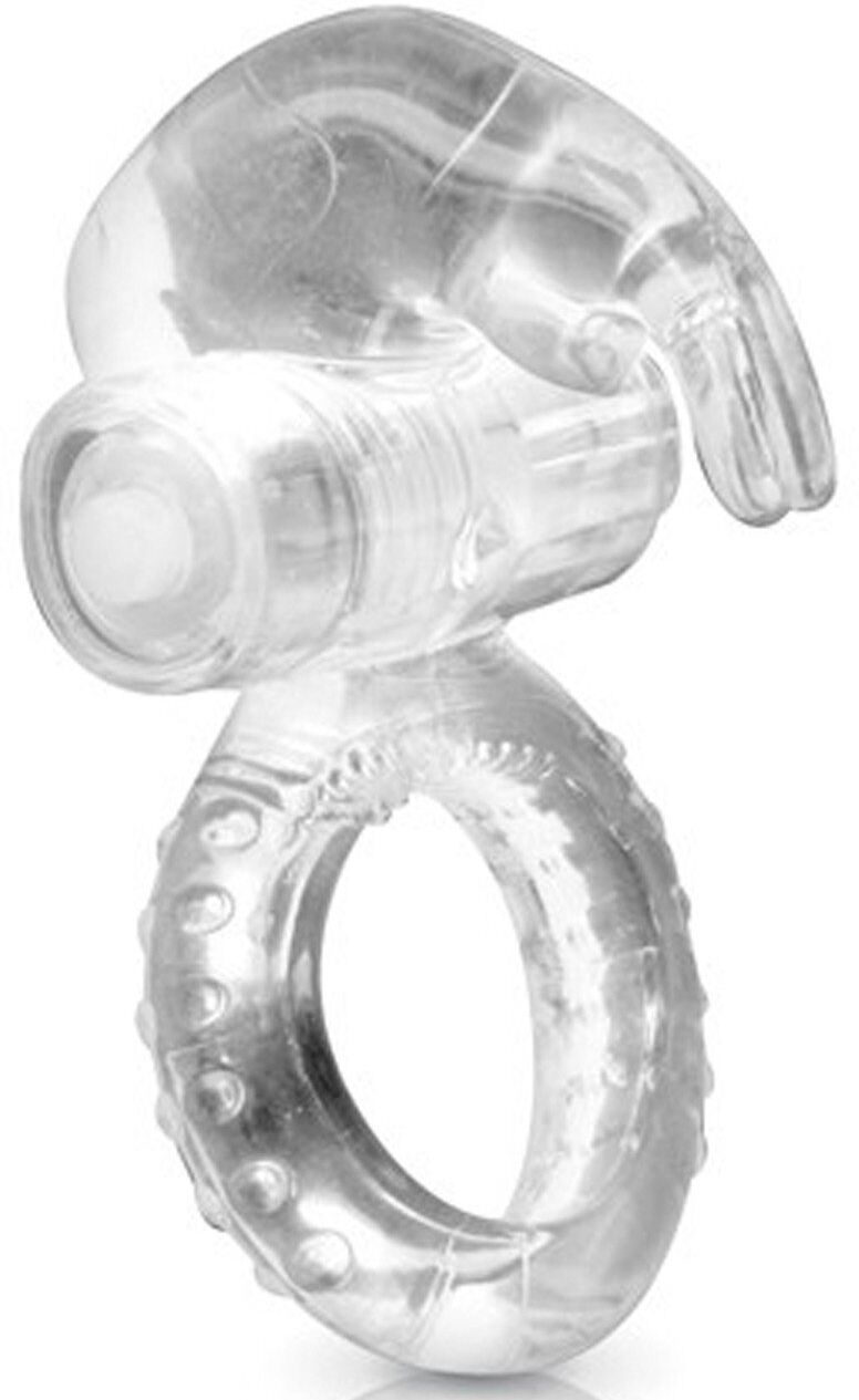 Glamy Cockring vibrant avec stimulation du clitoris