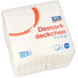 16000 "ARO" Dessertdeckchen 17 cm x 17 cm weiss