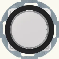 Hager WLF6653BG LED-Signallicht, rote/grüne Beleuchtung R.Classic schwarz, glänzend