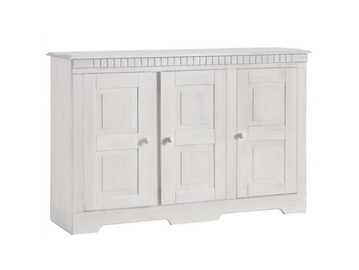 Lisa - Buffet 3 Portes En Blanc