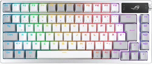 Asus Teclado Gaming Mecânico  ROG Azoth RGB 75% Wireless/Bluetooth - ROG NX Switches - Layout US - Branco