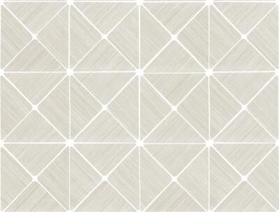 York Wallcoverings Off White Double Diamonds Peel and Stick Wallpaper