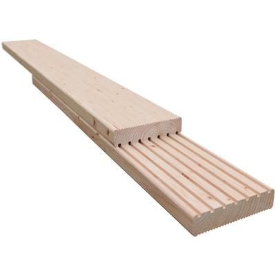 Terrassendielen KIEHN-HOLZ "Terrassendeck", beige (natur), B:200cm L:200cm, Holzwerkstoff, Terrassendielen