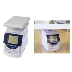Raadhuis, Feinwaage, Briefwaage digital, Tragkraft: 500 g, weiss / blau aus Kunststoff, Teilung: 1 g, ON/Off, TARE