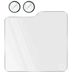 Bigben Connected Displayschutz Set mit 2 Kamera-Gläsern für Galaxy Z Flip 6 Stossfest (Samsung Galaxy Z Flip6), Smartphone Schutzfolie, Transparent