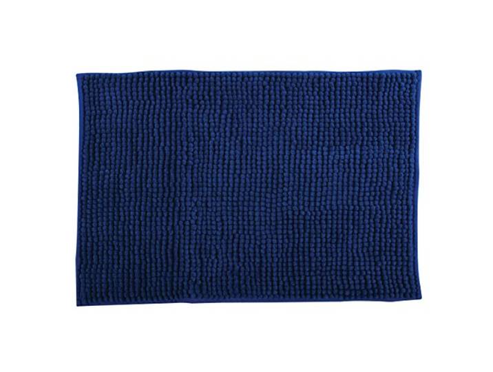 MSV Badkamertapijt, douchemat, chenille, hoogpolig, badmat, 50 x 80 cm, blauw