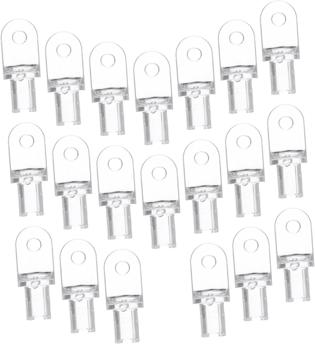 20 stuks Blind Ophangtips voor Raambekleding Accessoires in Transparant