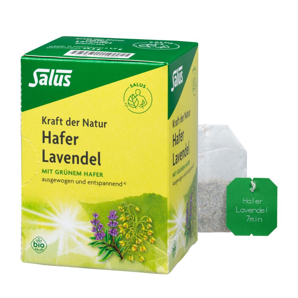 Hafer Lavendel Tee Bio Salus Filterbeutel 15 St