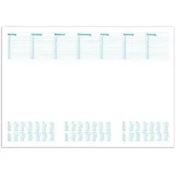 Rnk Verlag RNK Schreibunterlage Office 46633 480x330mm 30Blatt blanko/Kalender
