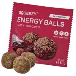 SQUEEZY Energy Balls Dattel / Erdmandel | 50g Beutel